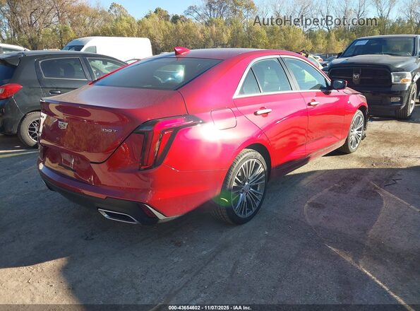 1G6DF5RK6R0122346 2024 CADILLAC CT4 Red Задня права чверть