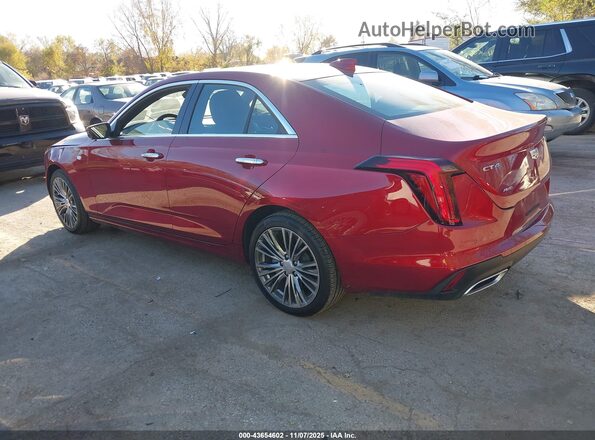 1G6DF5RK6R0122346 2024 CADILLAC CT4 Red Задня ліва чверть