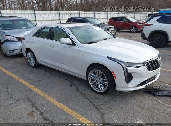 1G6DF5RK7M0106892 2021 CADILLAC CT4 White Przód prawy