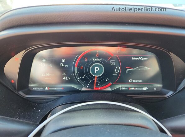 1G6DH5RL8M0134672 2021 CADILLAC CT4 Белый Вид щитка приборов