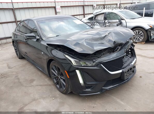 1G6DP5RK7P0115657 2023 CADILLAC CT5 Черный Передняя правая четверть