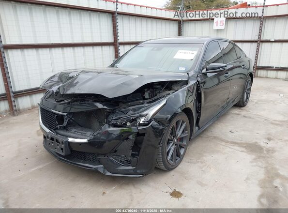 1G6DP5RK7P0115657 2023 CADILLAC CT5 Черный Передняя левая четверть