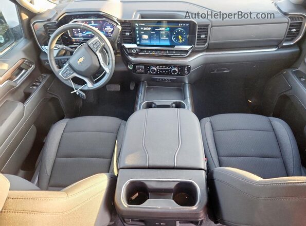 1GC4YNEY5RF290462 2024 CHEVROLET SILVERADO Charcoal Вид панелі приладів