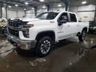 2022 Chevrolet Silverado K2500 Heavy Duty Lt White vin: 1GC4YNEY9NF159531