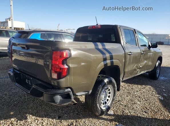 1GCGSBEC4P1175458 2023 CHEVROLET COLORADO Коричневый Задняя правая четверть