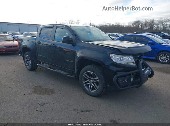 1GCGTBEN9M1225474 2021 CHEVROLET COLORADO Черный Передняя правая четверть