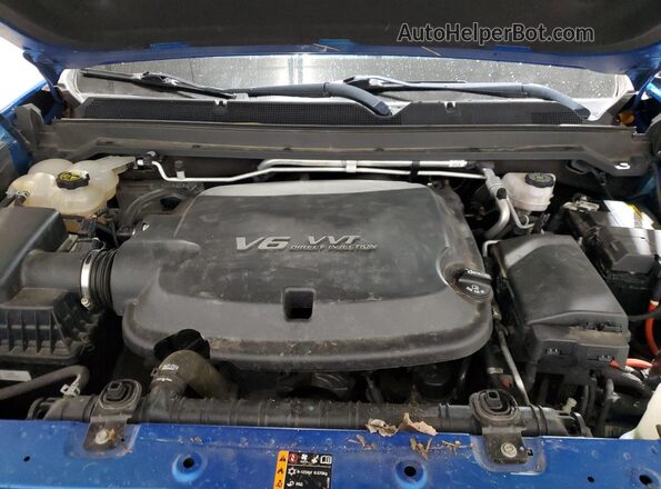 1GCGTCEN4M1219216 2021 CHEVROLET COLORADO Синий Вид задней части салона