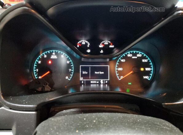 1GCGTCEN4M1219216 2021 CHEVROLET COLORADO Синий Вид щитка приборов