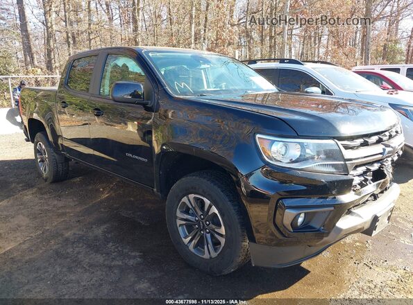 1GCGTDEN5M1250660 2021 CHEVROLET COLORADO Черный Передняя правая четверть