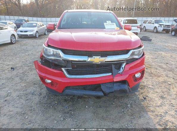 1GCHSCE32G1367083 2016 CHEVROLET COLORADO Красный Вид спереди