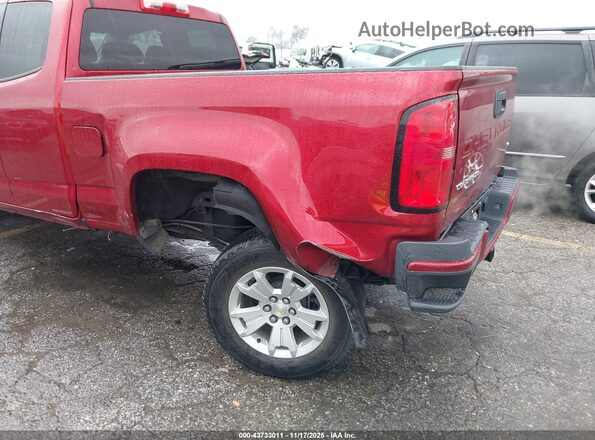1GCHSCEN1M1294253 2021 CHEVROLET COLORADO Красный Вид спереди