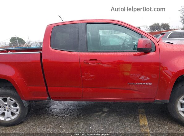 1GCHSCEN1M1294253 2021 CHEVROLET COLORADO Красный Вид задней части салона