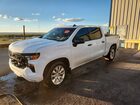 2024 Chevrolet Silverado K1500 Custom White vin: 1GCPDBEK3RZ216782