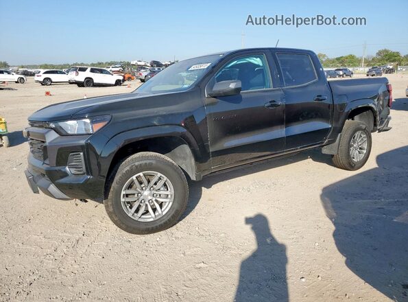 1GCPSCEK2S1130556 2025 CHEVROLET COLORADO Black წინა მარცხენა ხედი სამი მეოთხედიდან