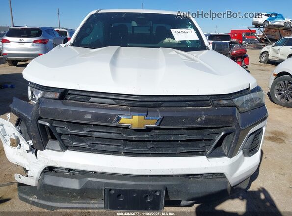 1GCPSCEK5S1226925 2025 CHEVROLET COLORADO White Widok zestawu wskaźników