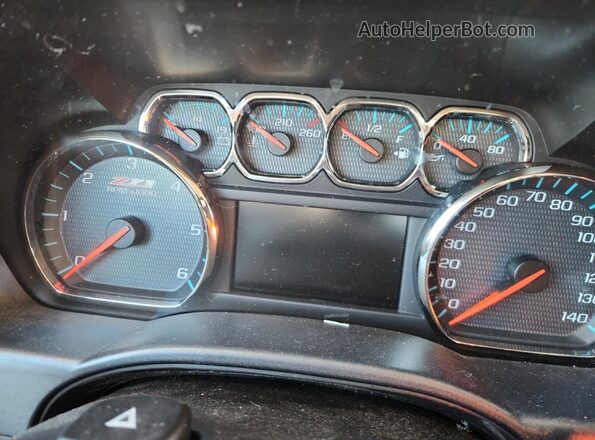 1GCVKREC4GZ280602 2016 CHEVROLET 1500 Синий Вид щитка приборов
