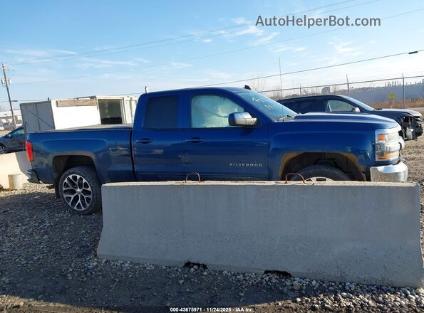 1GCVKREC7JZ215878 2018 CHEVROLET SILVERADO Blue უკანა სალონის ხედი