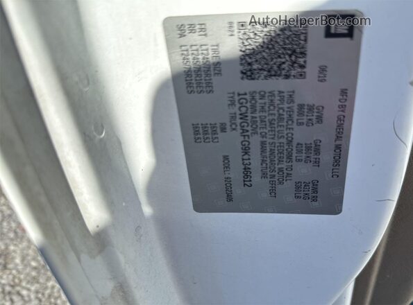 1GCWGAFG9K1346612 2019 CHEVROLET EXPRESS  