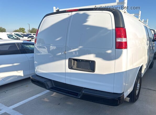1GCWGAFPXM1310785 2021 CHEVROLET EXPRESS White Widok komory silnika