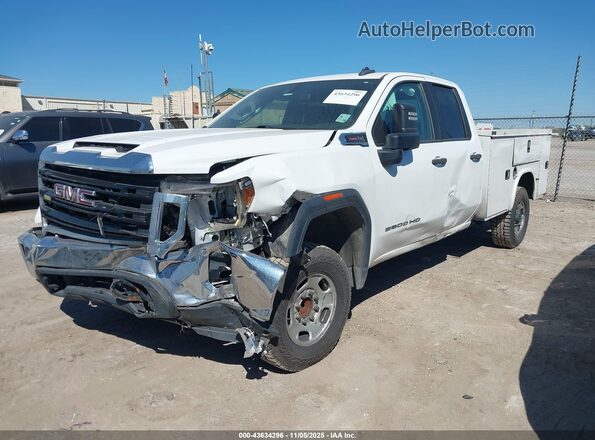 1GD28LE71NF247374 2022 GMC SIERRA White Vista tres cuartos delantera izquierda