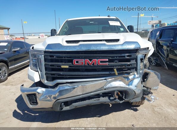 1GD28LE71NF247374 2022 GMC SIERRA White Vista del cuadro de instrumentos