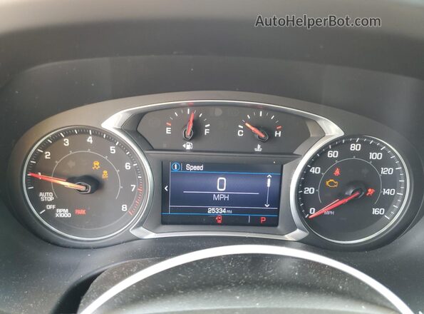 1GKKNKLS4MZ217396 2021 GMC ACADIA Черный Вид щитка приборов