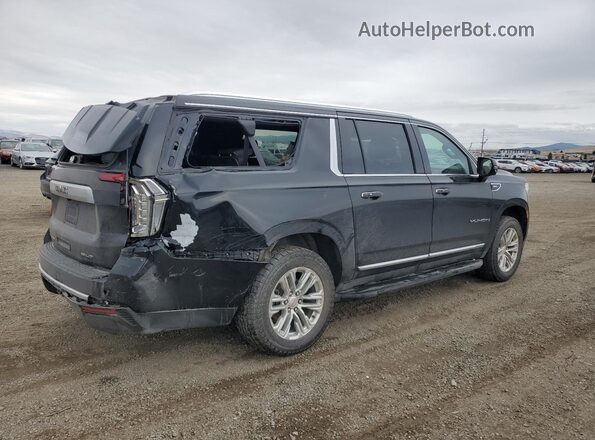 1GKS2GKD0NR164545 2022 GMC YUKON Черный Задняя правая четверть