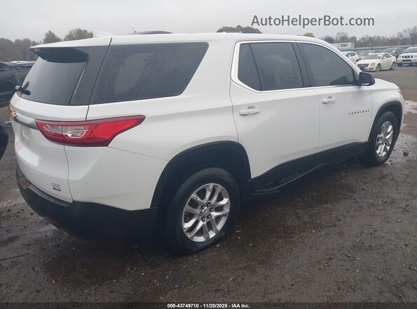 1GNERFKW7MJ143468 2021 CHEVROLET TRAVERSE Белый Задняя правая четверть