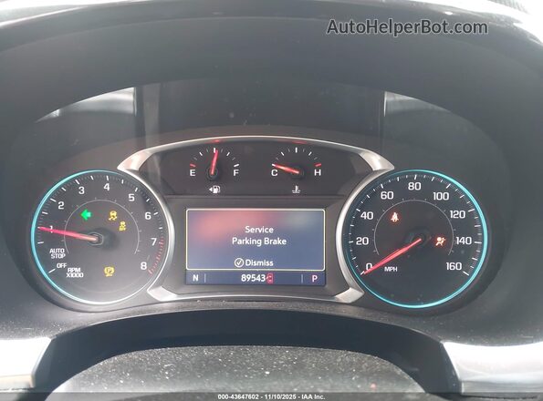 1GNERGKW0MJ189892 2021 CHEVROLET TRAVERSE Бордовый Вид задних сидений