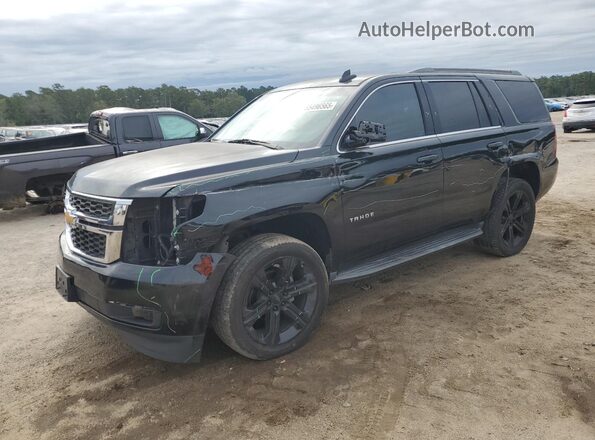 1GNSCAEC3HR353484 2017 CHEVROLET TAHOE Черный Передняя левая четверть
