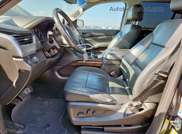 1GNSCAKCXJR203480 2018 CHEVROLET TAHOE Черный Вид салона спереди