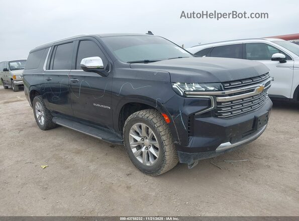 1GNSCFKD4PR322124 2023 CHEVROLET SUBURBAN Dark Blue Delantero derecho