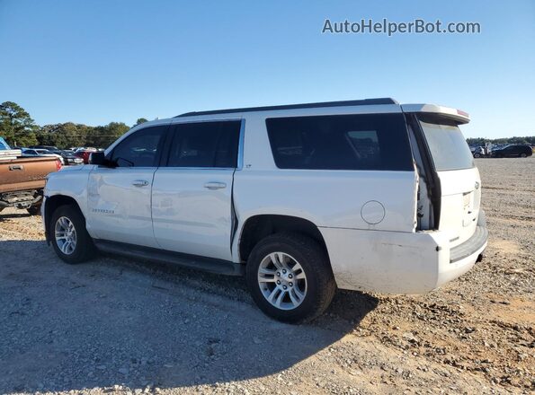 1GNSCHKC1JR256027 2018 CHEVROLET SUBURBAN Белый Задняя левая четверть