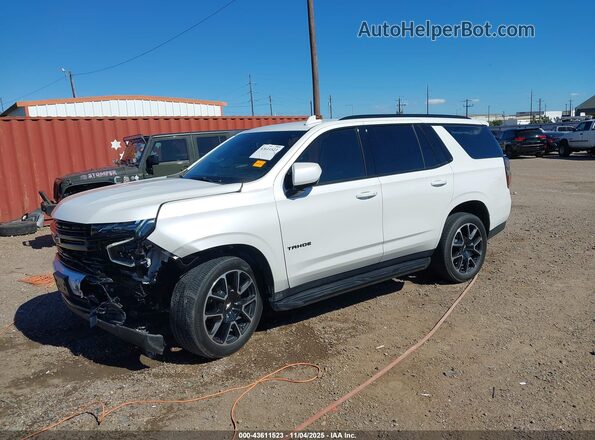 1GNSCRKD9PR464566 2023 CHEVROLET TAHOE Белый Передняя левая четверть