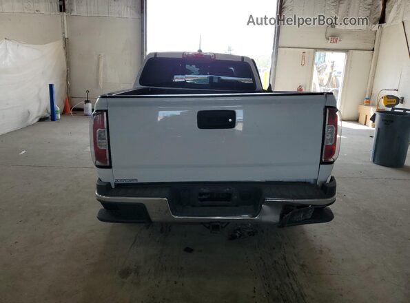 1GTG6DEN3J1100548 2018 GMC CANYON White Widok z tyłu