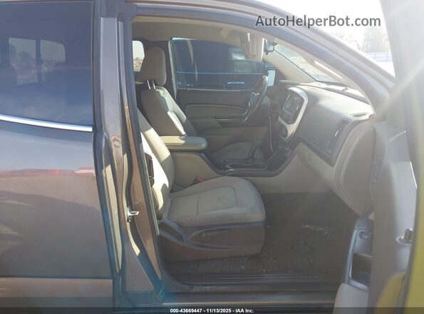 1GTH5CEA4G1355152 2016 GMC CANYON Brown Widok wnętrza z przodu