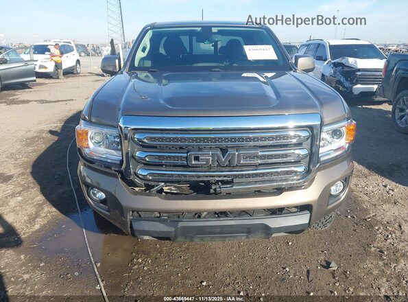 1GTH5CEA4G1355152 2016 GMC CANYON Brown Widok zestawu wskaźników