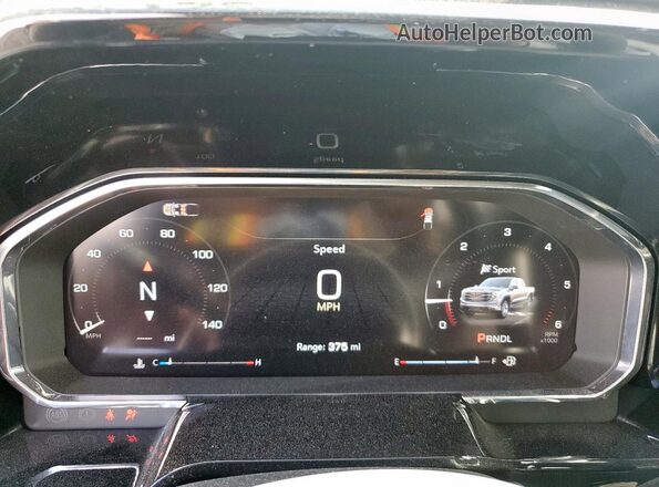1GTPHDED9TZ160601 2026 GMC SIERRA White Vista del cuadro de instrumentos