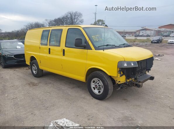 1GTW7AFG0L1252152 2020 GMC SAVANA CARGO Yellow Przód prawy