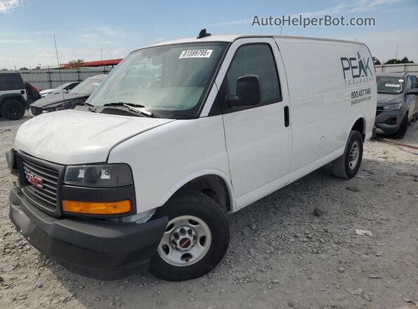 1GTW7AFP0P1169231 2023 GMC SAVANA White Передня ліва чверть