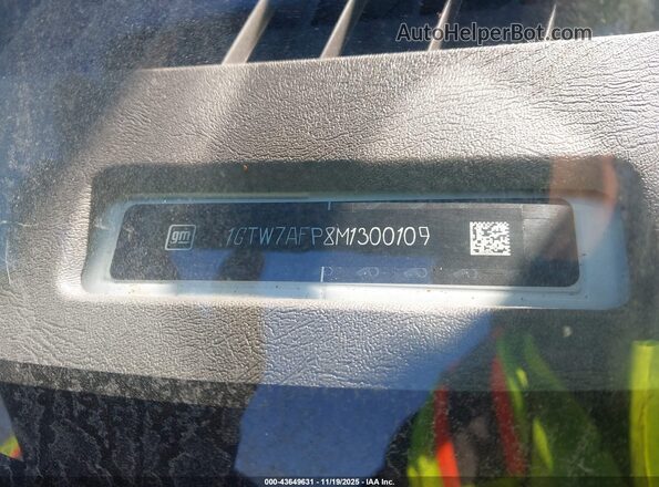 1GTW7AFP8M1300109 2021 GMC SAVANA CARGO White Widok komory silnika