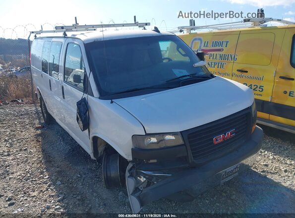 1GTW7AFP8M1300109 2021 GMC SAVANA CARGO White Przód prawy