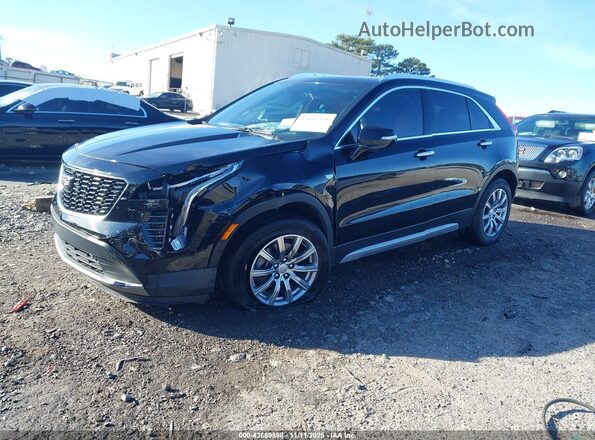 1GYFZDR43NF153886 2022 CADILLAC XT4 Черный Передняя левая четверть