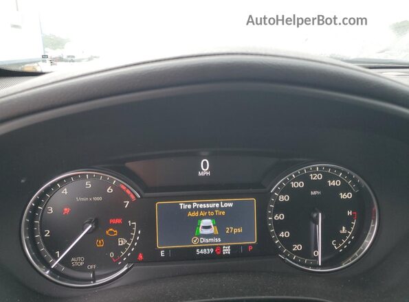 1GYFZDR45MF015877 2021 CADILLAC XT4 Серебряный Вид щитка приборов