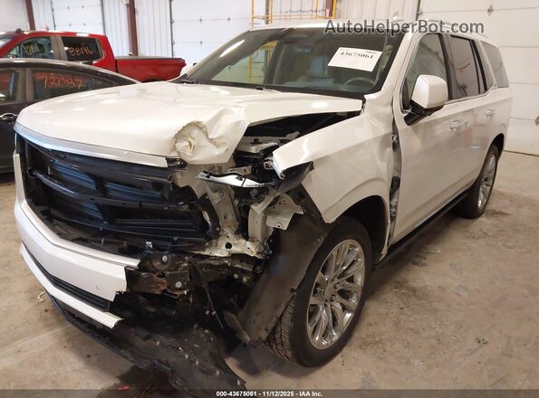 1GYS4DKL0PR438657 2023 CADILLAC ESCALADE Белый Передняя левая четверть