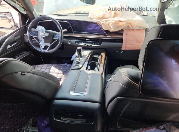 1GYS4RKL0PR165040 2023 CADILLAC ESCALADE Белый Вид панели приборов