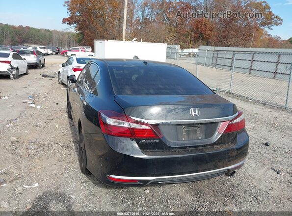 1HGCR2F79GA225560 2016 HONDA ACCORD Черный Задняя левая четверть
