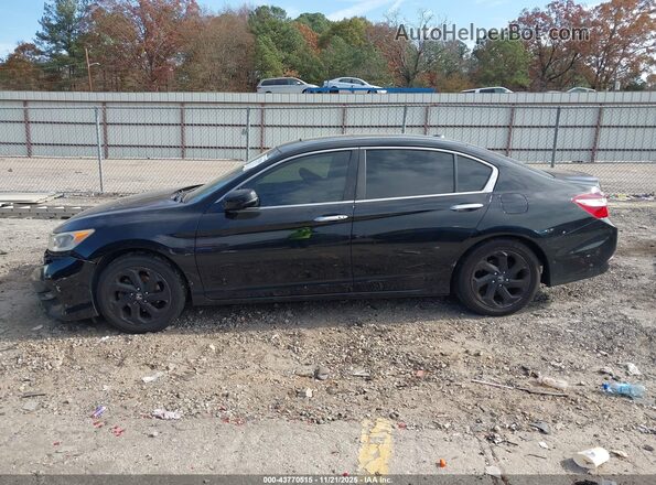 1HGCR2F79GA225560 2016 HONDA ACCORD Черный Панорамный вид салона 360°
