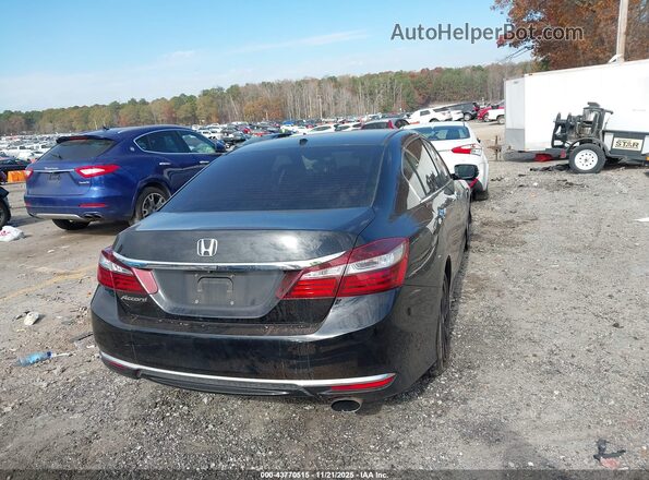 1HGCR2F79GA225560 2016 HONDA ACCORD Черный Задняя правая четверть