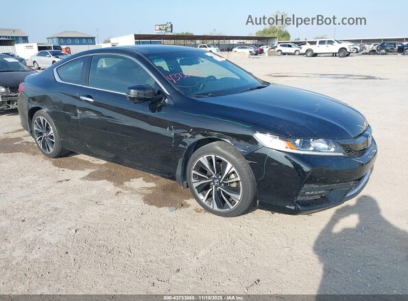 1HGCT1B84HA008994 2017 HONDA ACCORD Black Передня права чверть